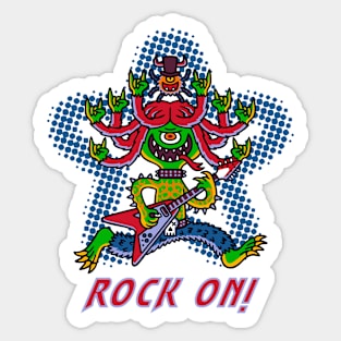 Rock on! Sticker